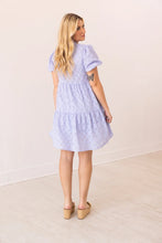 Load image into Gallery viewer, V-Neck Checkered Dress, Purple