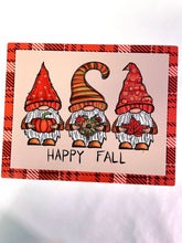 Load image into Gallery viewer, Pumpkin Metal Wreath Fall Sign, Fall Wreath Attachment, Happy Fall Y'all Pumpkin Sign, Gnome sign