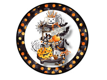 Load image into Gallery viewer, Halloween Tray Sign, Fall Wreath Attachment, Pumpkin wreath sign