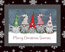 Load image into Gallery viewer, Gnome Christmas Sign, Gnome Wreath, Candy Cane Attachment
