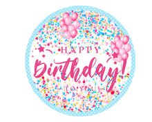 Load image into Gallery viewer, Happy birthday sign for wreath, birthday girl party decor, happy birthday sign, metal birthday sign