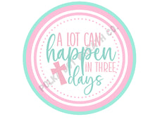 Load image into Gallery viewer, Easter Religious Inspirational Sign, Easter Ressurection wreath sign, Metal Wreath attachment, spring home decor