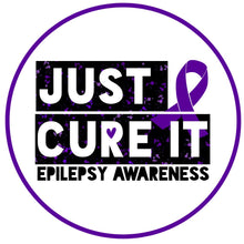 Load image into Gallery viewer, Epilepsy awareness ribbon, gray ribbon cancer cure sign, wreath metal attachment, cause signs for wreaths