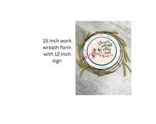 Load image into Gallery viewer, Halloween spooky gnome Wreath Sign, Gnome Decor, Everyday Wreath Attachment