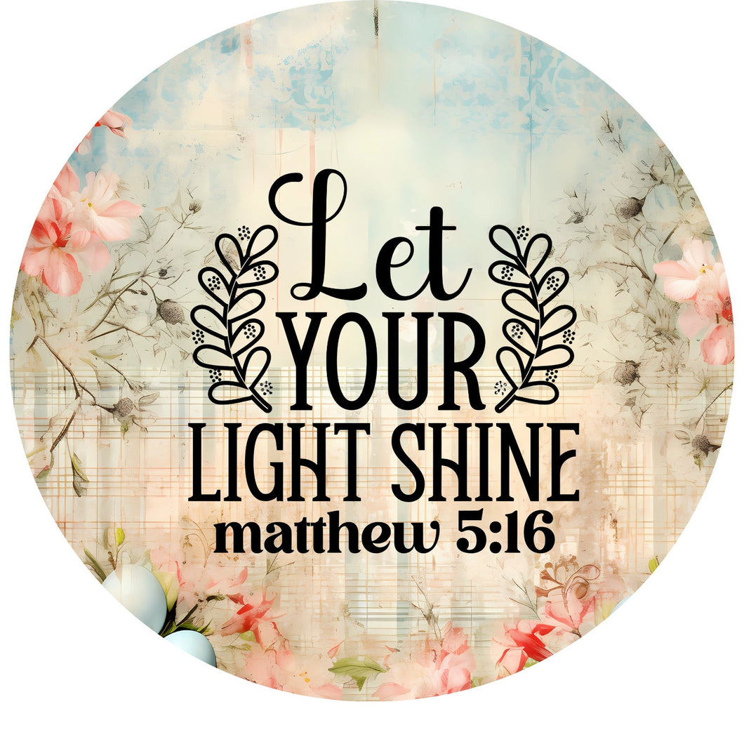 Jesus everyday sign, religious sign for wreath, Church decor, Encouragement gift