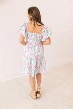 Load image into Gallery viewer, Floral Dress With Scallop Trim
