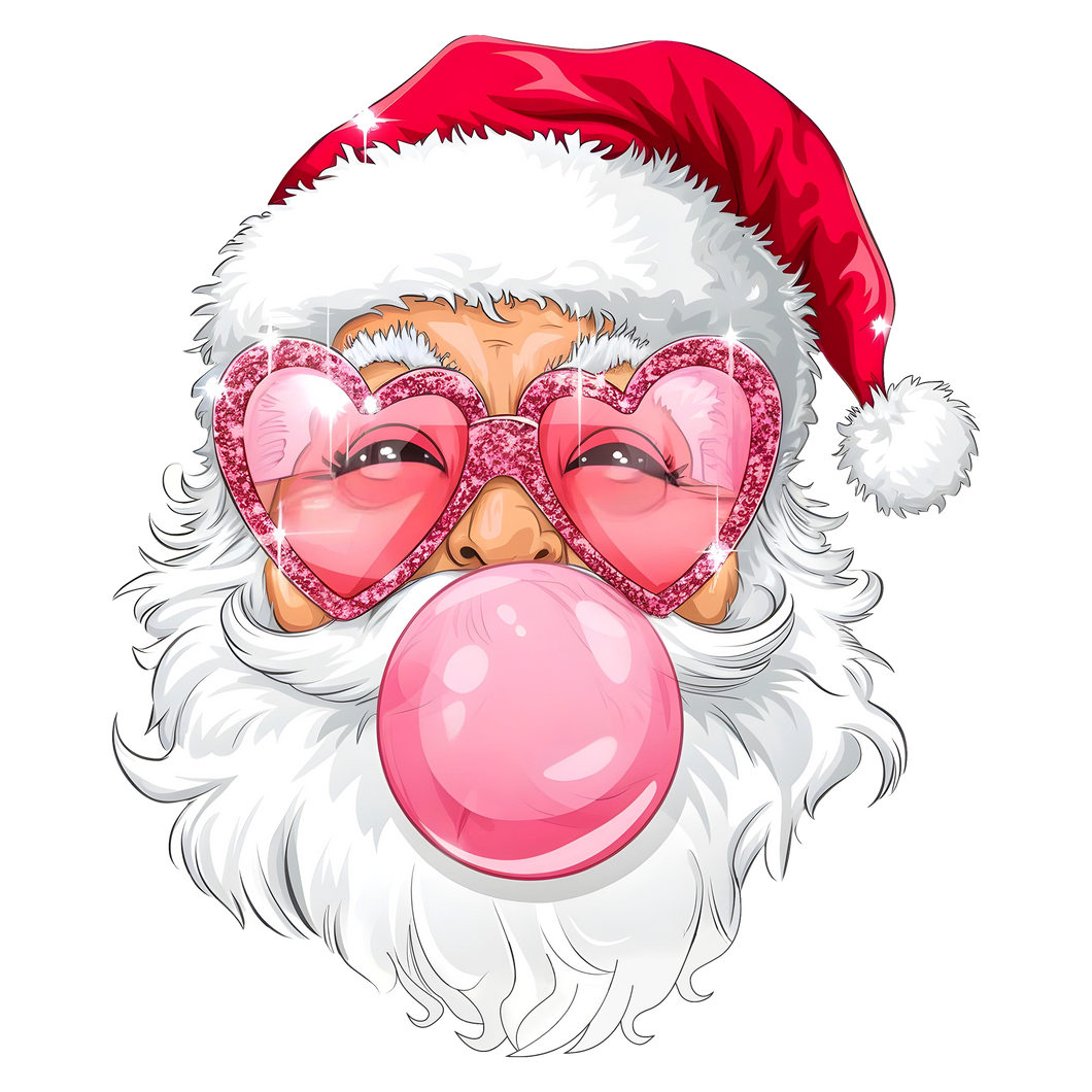 Santa Claus with Bubble Gum