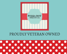 Load image into Gallery viewer, Military Veteran Sign, Patriotic Metal wreath sign, Metal Wreath attachment, Woman Veteran Sign
