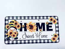 Load image into Gallery viewer, Home Sweet Home  Sunflower Wreath Sign, Sunflower Decor, Everyday Wreath Attachment
