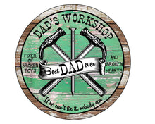 Load image into Gallery viewer, Fathers Day Sign, Dad Wreath Attachment, Man Cave Sign
