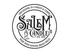 Load image into Gallery viewer, Salem Halloween Sign, Fall Wreath Attachment, witch halloween sign, salem witch
