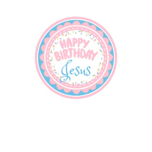 Load image into Gallery viewer, Happy birthday Jesus, Jesus celebration, Christmas Birthday Sign
