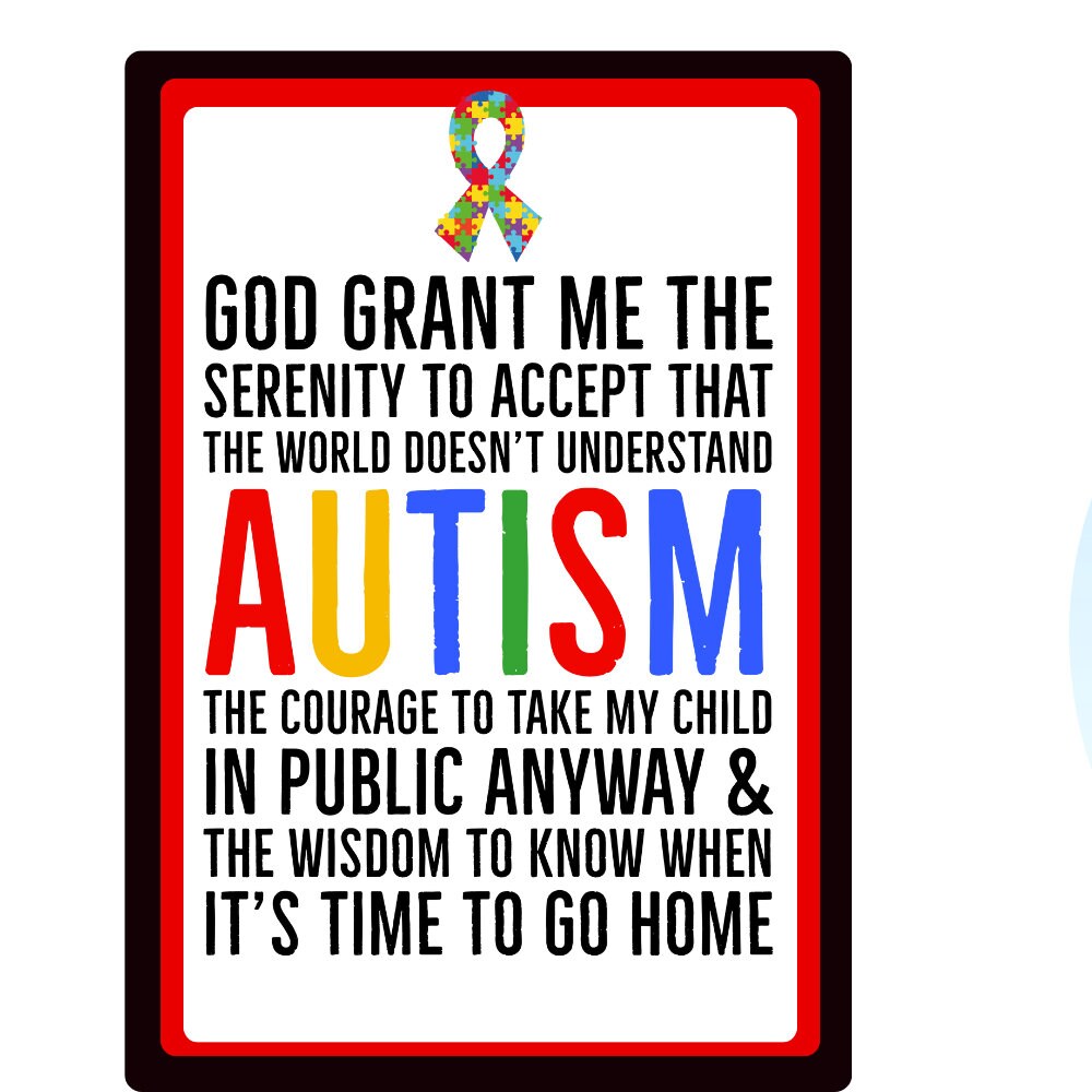 Autism awareness for April, Special Education classroom sign, wreath attachment, metal sign for autism, Inclusion