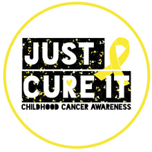 Load image into Gallery viewer, Childhood cancer awareness ribbon, yellow ribbon cancer cure sign, wreath metal attachment, cause signs for wreaths
